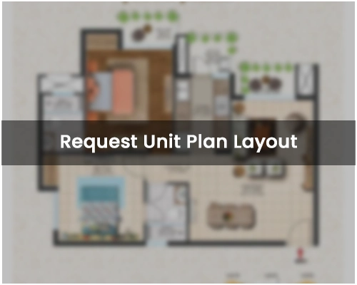 3 BHK unit plan